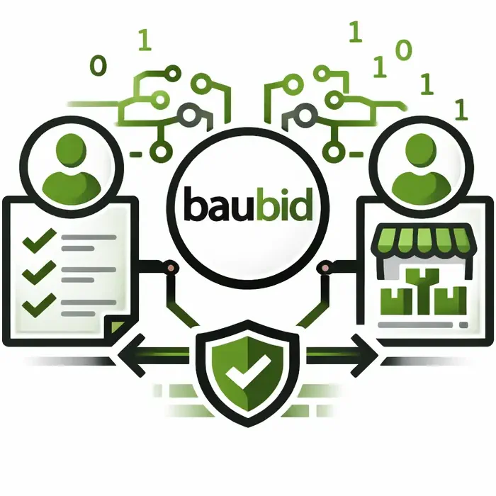 Ibis-Illustration: KI-gestütztes Matching von Ausschreibungen mit deinem Betriebsprofil